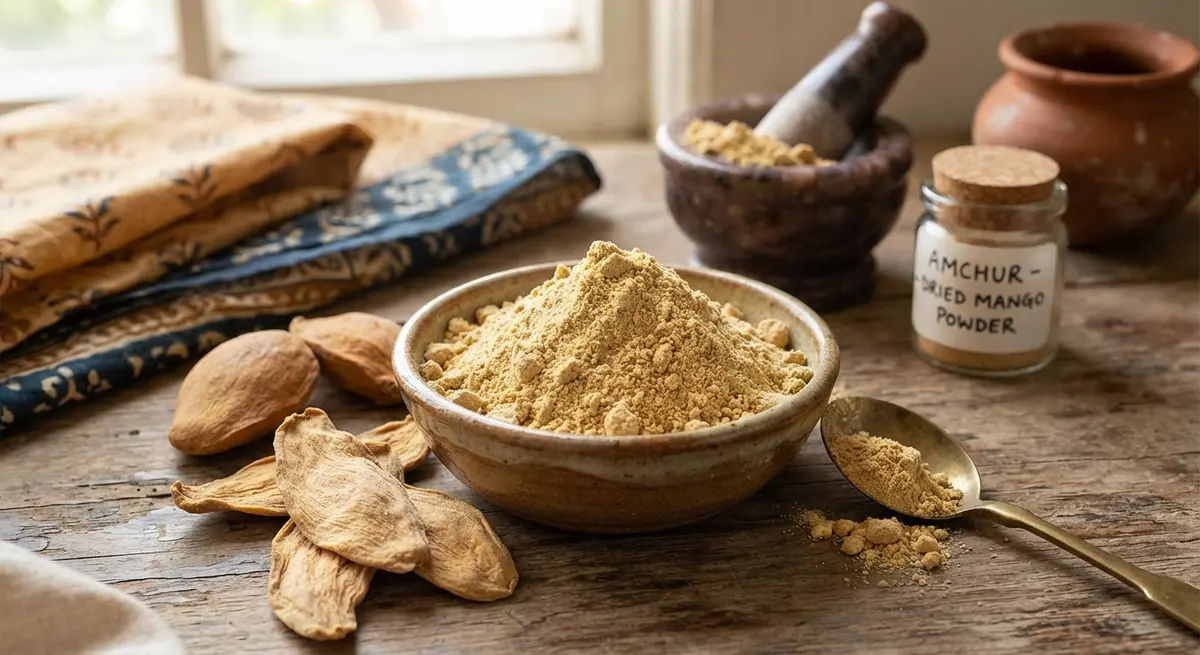 Amchur (Green Mango Powder): Flavor Profile, Health Benefits & Culinary Uses