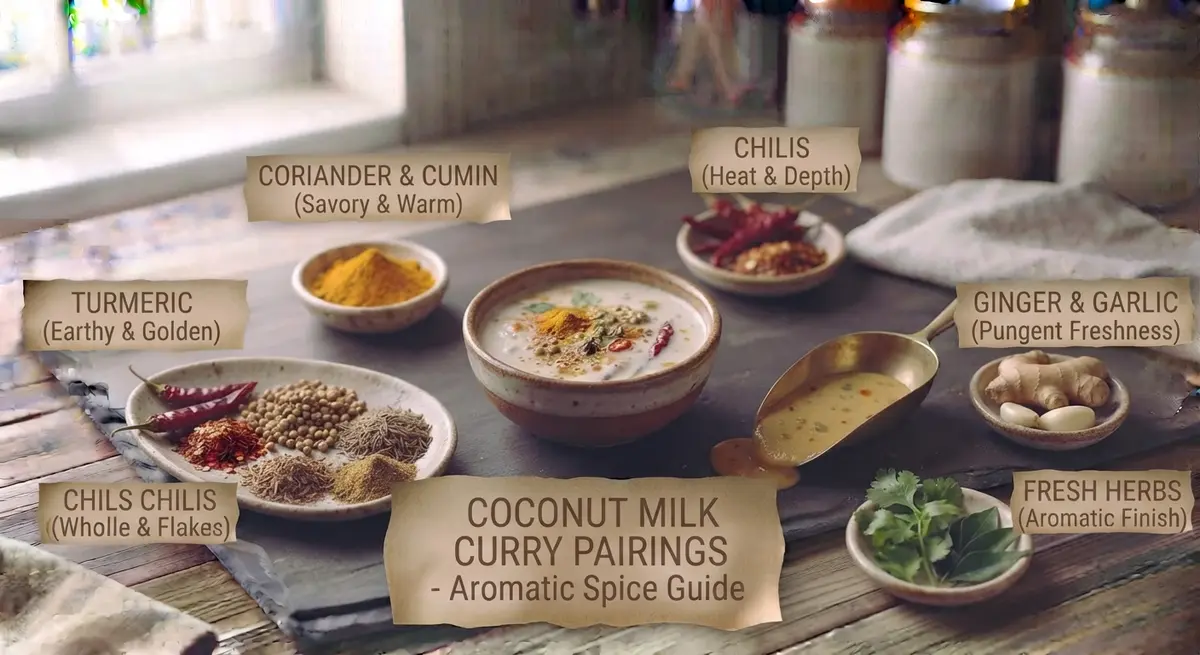 Pairing Spices with Coconut Milk: Creating Creamy, Balanced Curries
