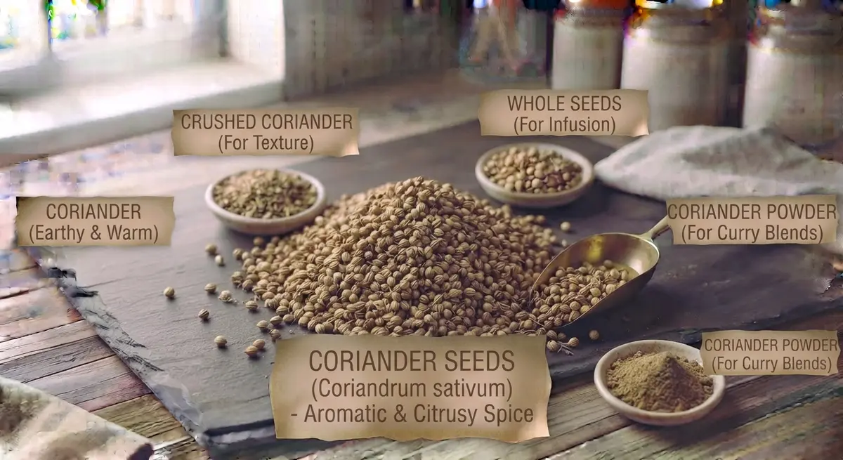 Coriander Seeds: Flavor Profile, Health Benefits & Culinary Uses