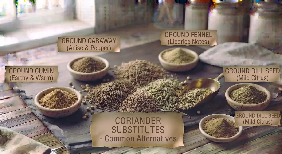 Coriander Substitutes for That Bright, Citrusy Warmth