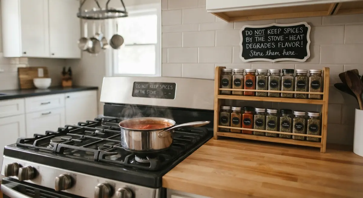 Why Your Spices Are Dying Next to the Stove