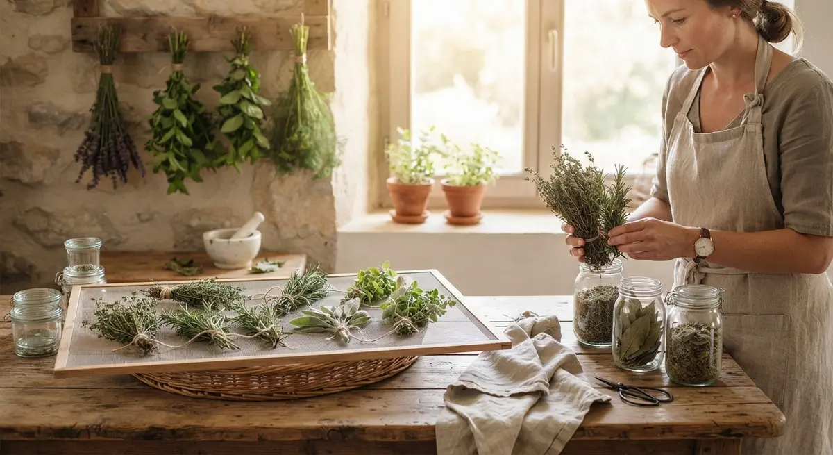 Drying and Preserving Fresh Herbs from Your Garden