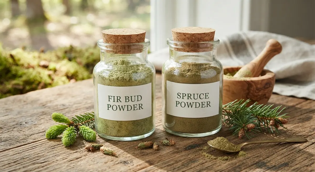Dried Fir Bud & Spruce Powder: Flavor Profile, Health Benefits & Culinary Uses