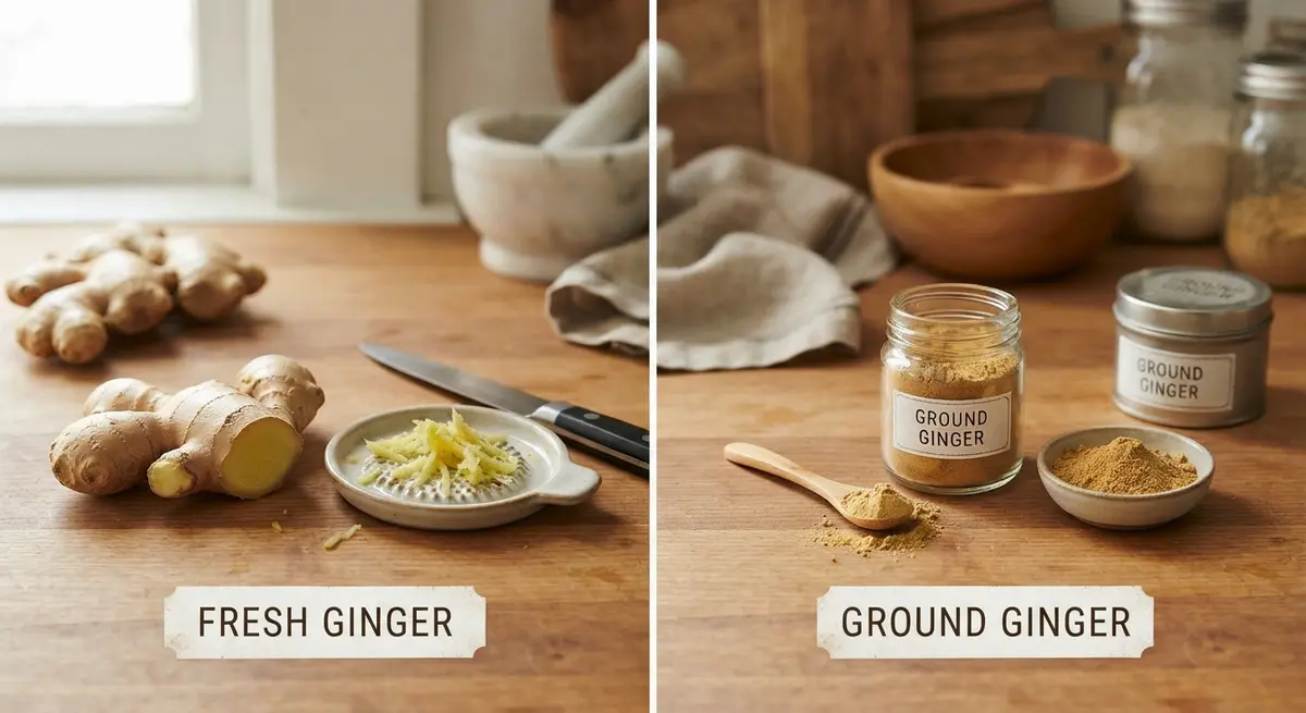 Fresh Ginger vs. Ground Ginger: Swapping Them Without Ruining the Dish