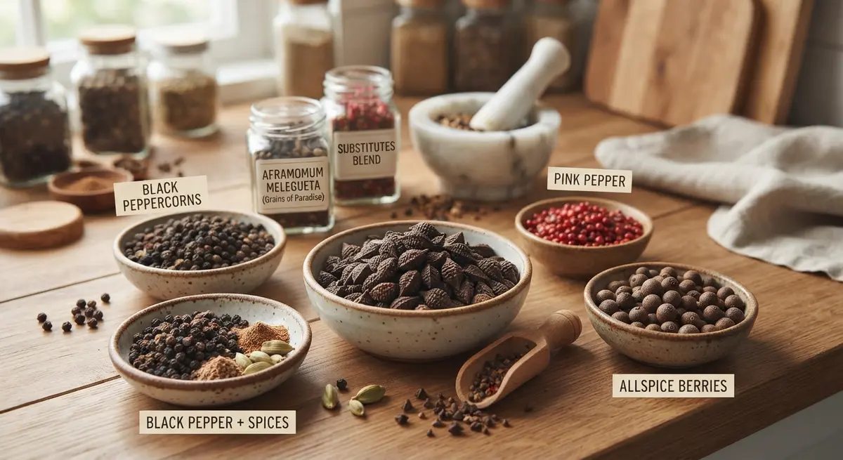 Grains of Paradise Substitutes: Black Pepper's Elegant Cousin