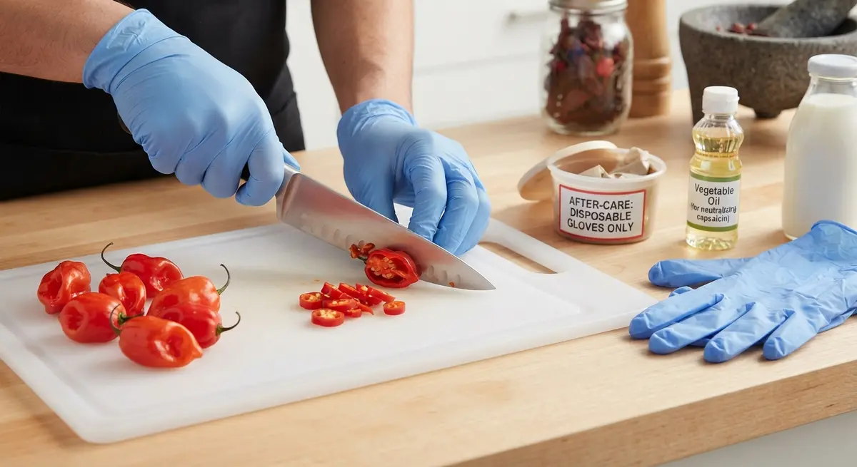 Handling Hot Chiles Safely: Capsaicin Gets Around