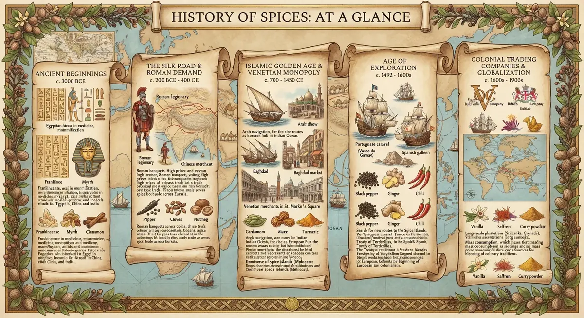 The Short History of Spice: From Caravan to Countertop