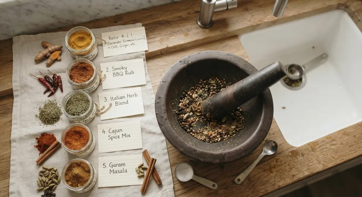 How to Make Your Own Spice Blends at Home: 5 Easy Recipes and the Ratios That Make Them Work