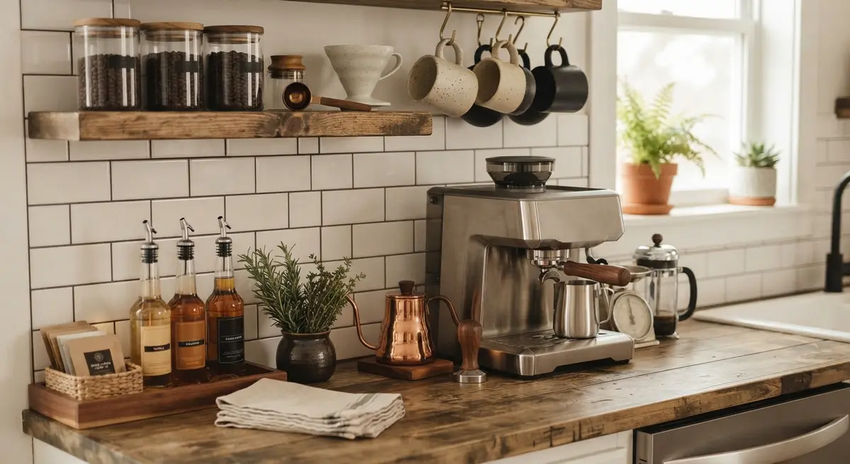 How to Set Up a Stylish and Functional Coffee Bar at Home