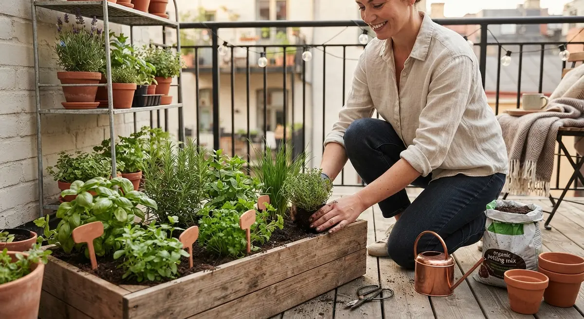How to Start Your Own Kitchen Herb Garden (Even on a Balcony)
