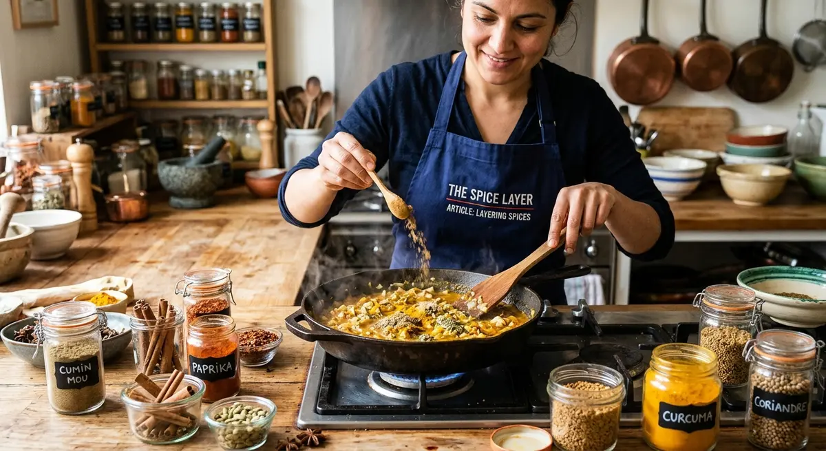 Layering Spices: Why a Dish Tastes Better in Waves