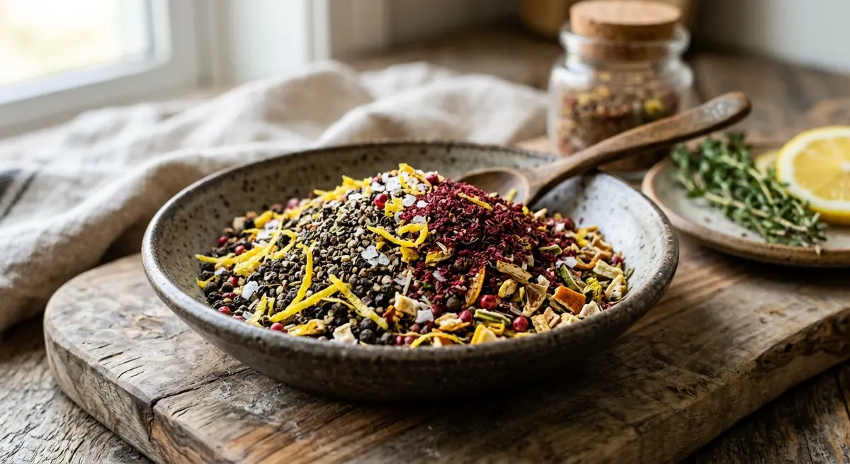 Lemon and Spice: The Bright Chemistry of Sumac, Citrus, and Pepper