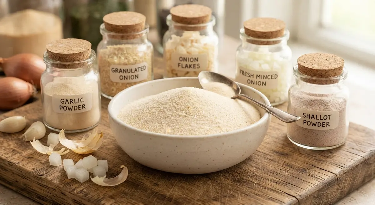 Onion Powder Substitutes for Savory Roundness