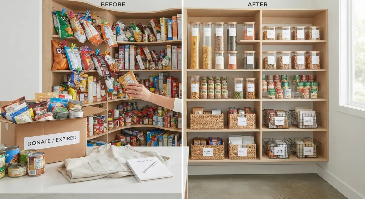 Pantry Reset: The Step-by-Step Cabinets Declutter Method