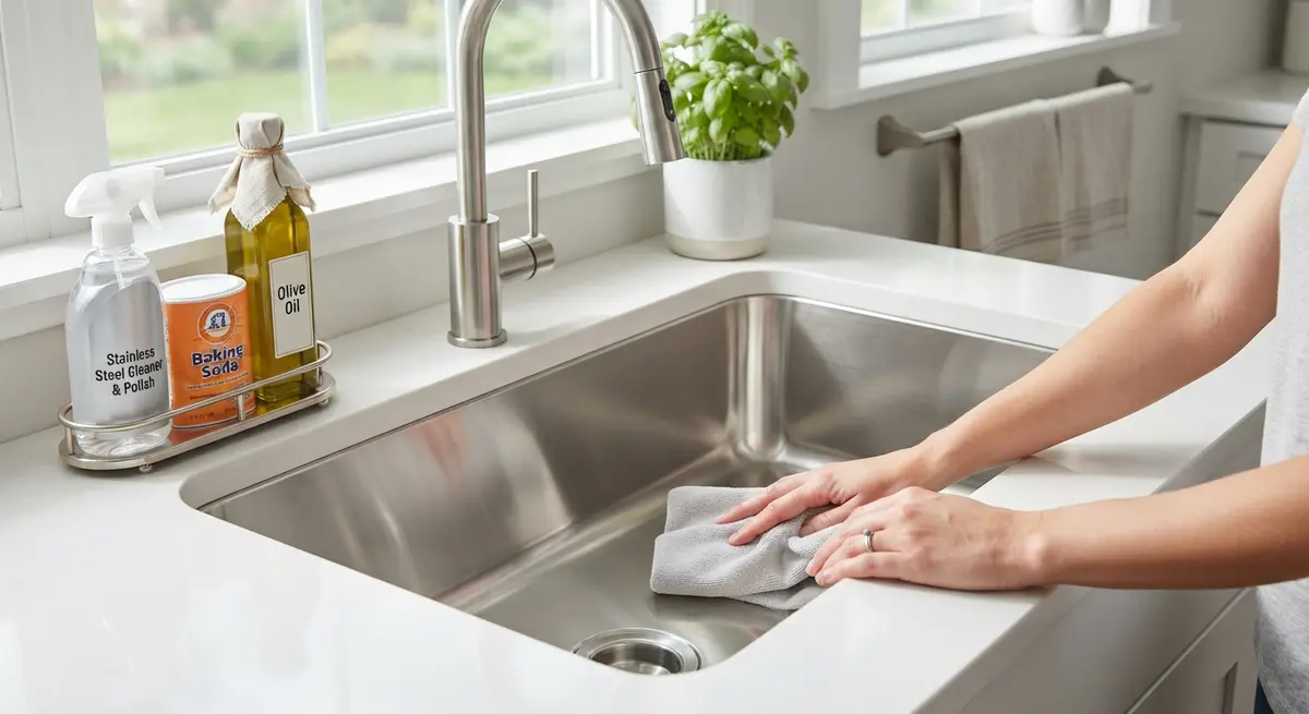 How to Make a Stainless Steel Sink Shine Like New