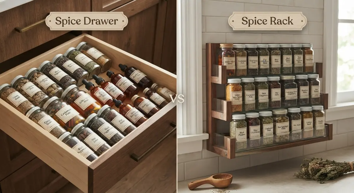 Spice Drawer vs. Rack: Which Setup Is Right for You
