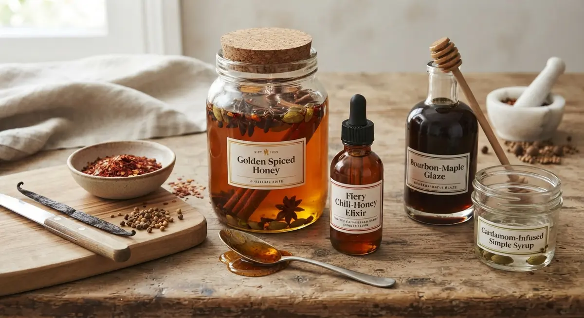 Making Spiced Honey and Syrups for Instant Finishes