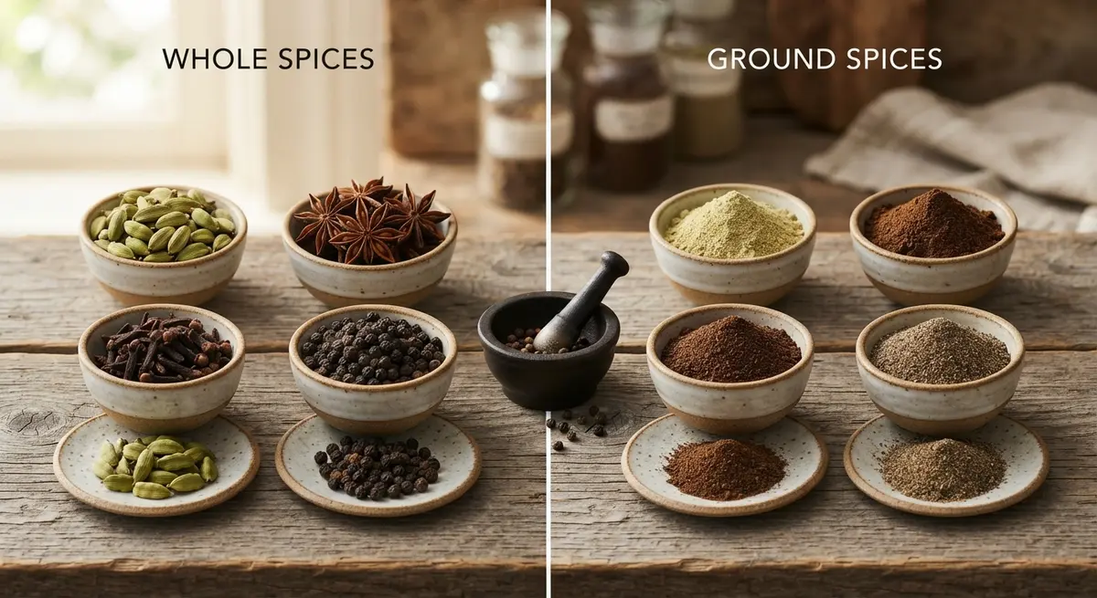 Whole vs. Ground Spices and Why Fresh Grinding Wins