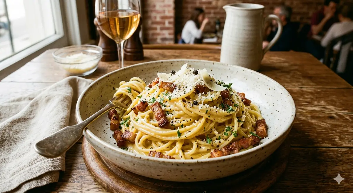 Creamy Carbonara Pasta