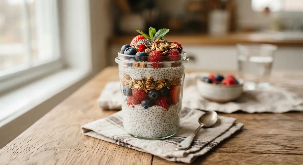 Allergy-Friendly Vanilla Chia Pudding Parfait