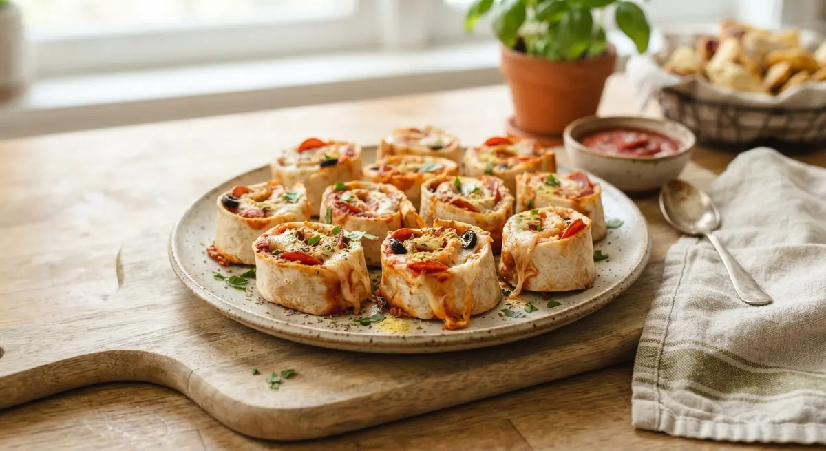 Allergy-Safe Tortilla Pizza Rolls