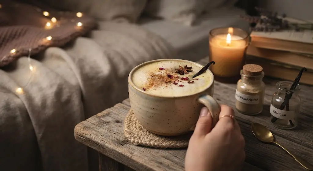 Ashwagandha and Vanilla Moon Milk: The Ultimate Evening Cortisol Reset