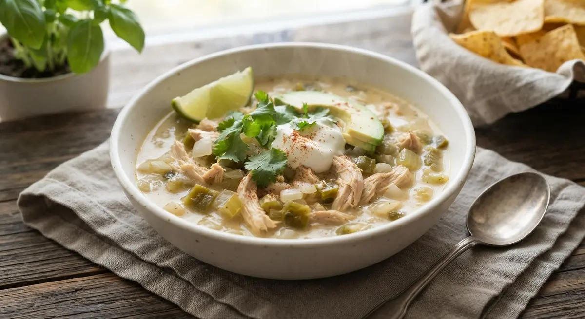 Bean-Free White Chicken Chili