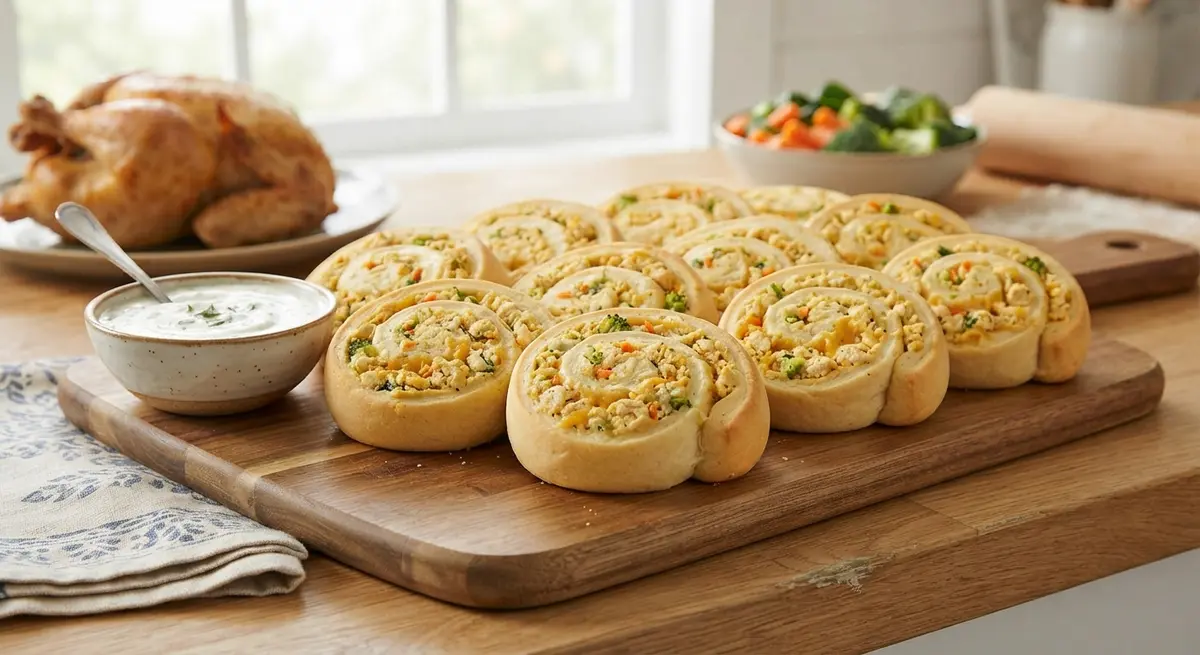 Chicken and Cheese Pinwheel Rolls with Stealth Veg
