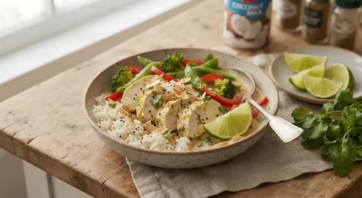 Dairy-Free Coconut Lime Chicken Bowl