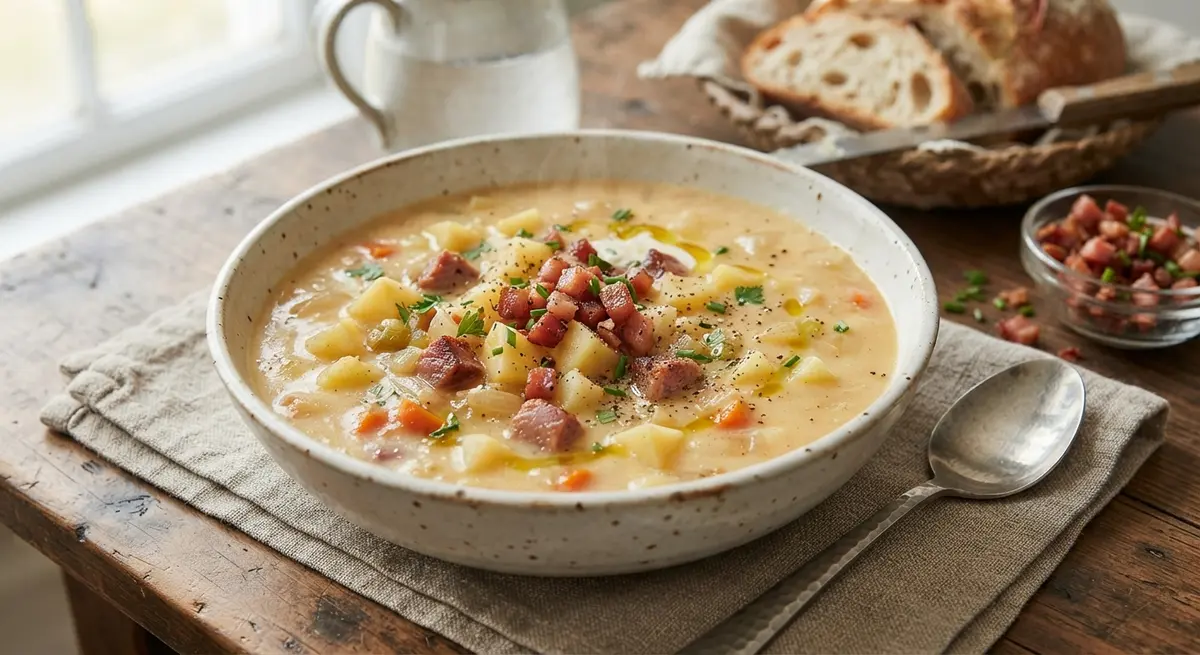 Dairy-Free Potato Soup with Ham