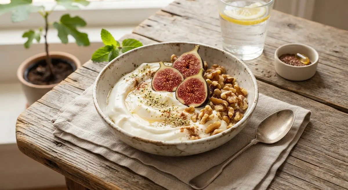 Figs, Walnuts & Greek Yogurt Fertility Bowl (The Classic Trifecta)