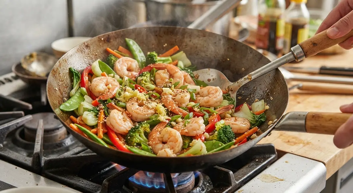 Garlic & Herb Shrimp Stir-Fry (Iodine, Zinc, and Lightweight Energy)