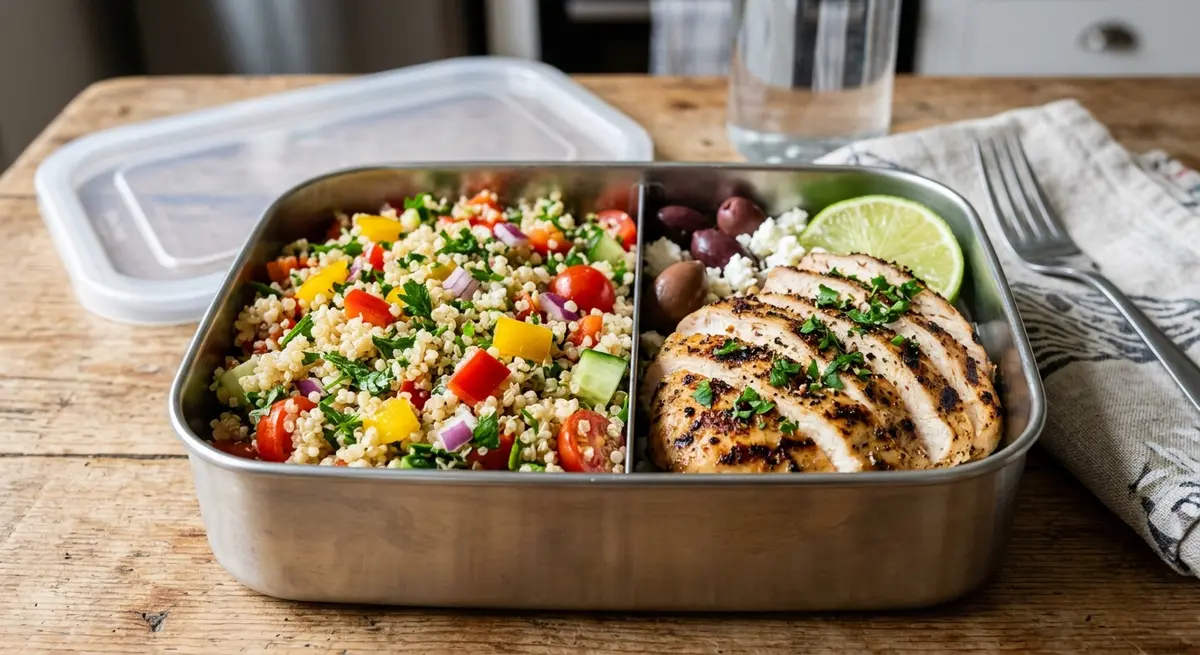 Grilled Chicken Breast with Quinoa Salad
