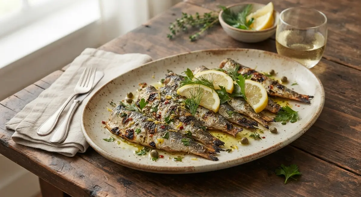Lemon and Herb Marinated Sardines: Omega-3 Powerhouses for Vitality