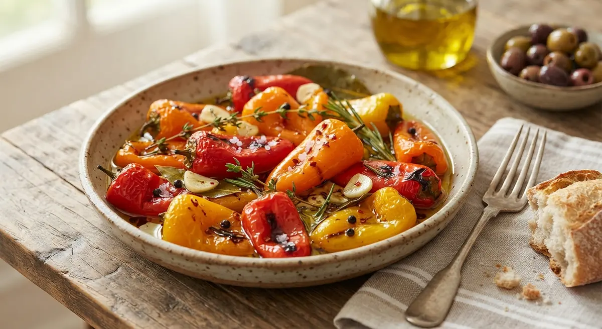 Marinated Mini Sweet Peppers