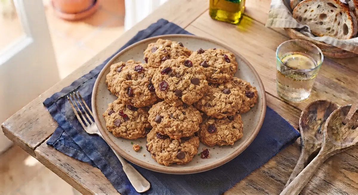Nut-Free Banana Oat Breakfast Cookies