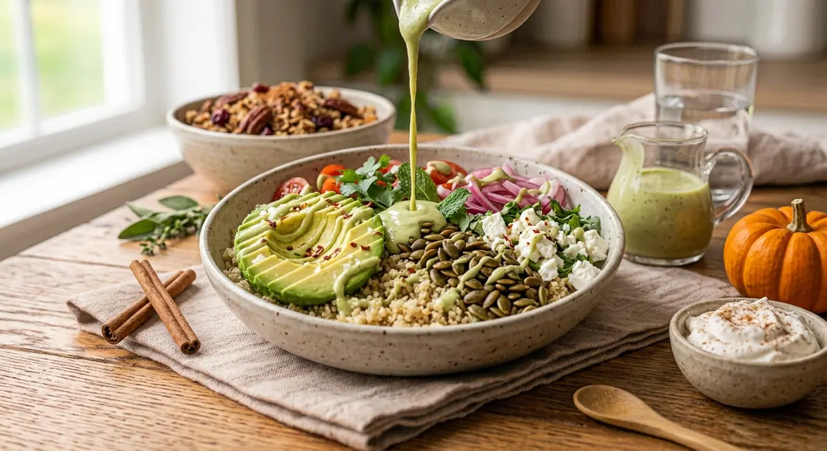 Pumpkin Seed & Avocado Quinoa Bowl (Testosterone Support, Plant-Based)