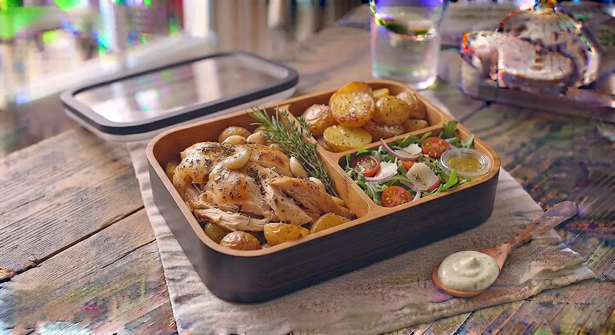 Roasted Chicken with Roasted Potatoes