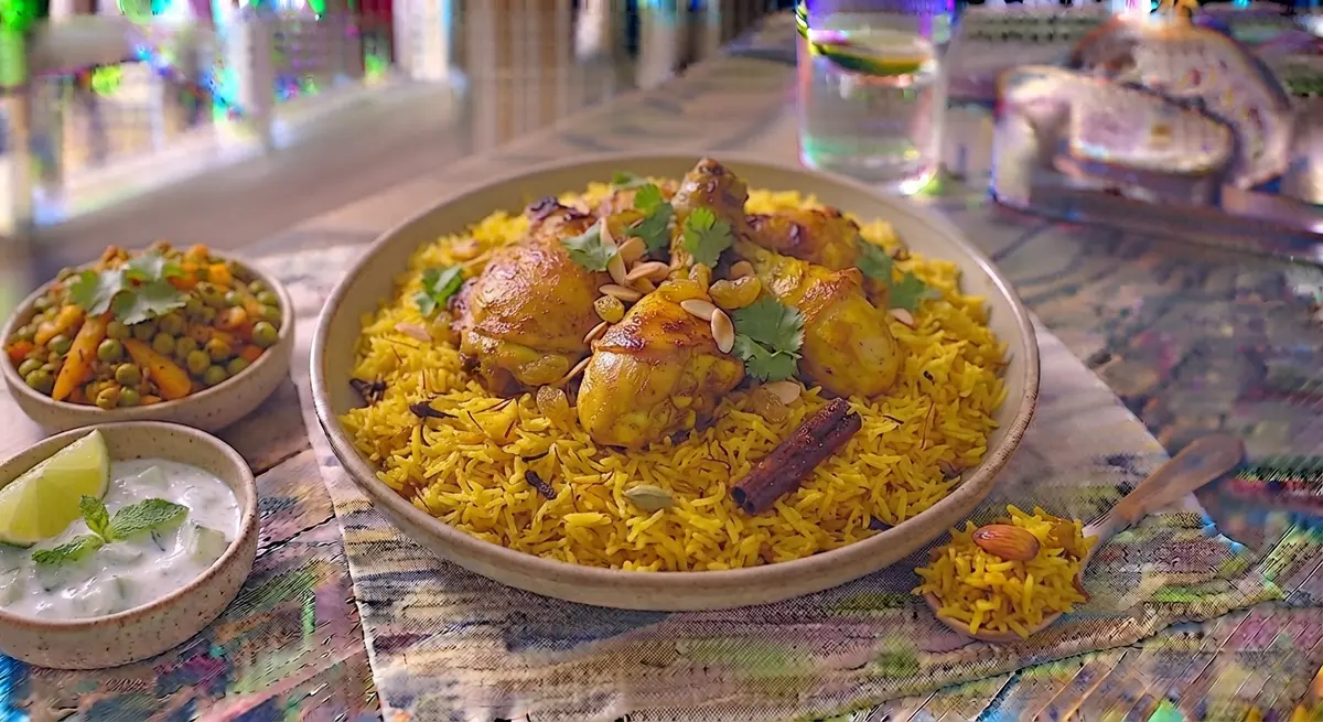 Saffron-Infused Chicken with Basmati (The Ancient Spice for Mood and Libido)
