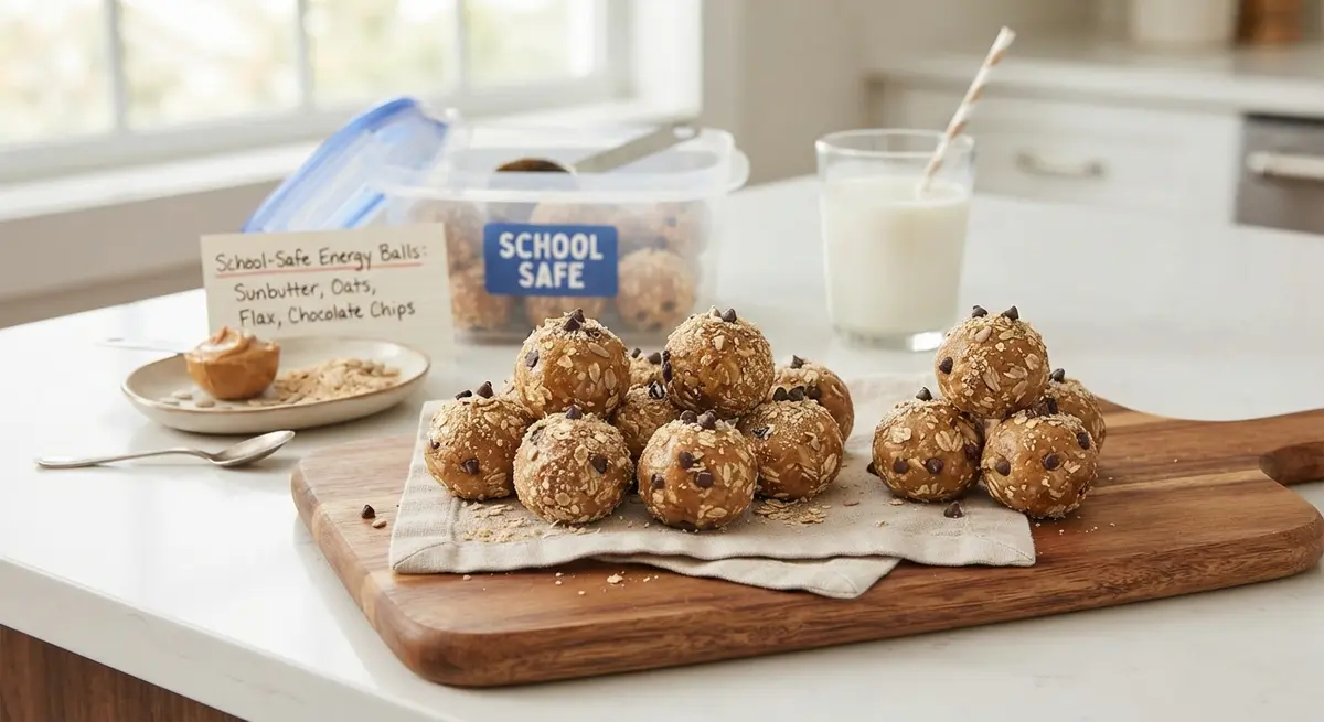 School-Safe Sunbutter Energy Balls