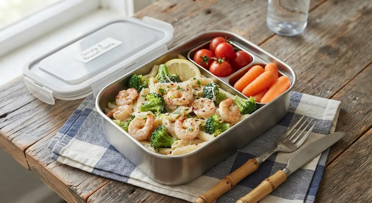 Shrimp and Broccoli Pasta