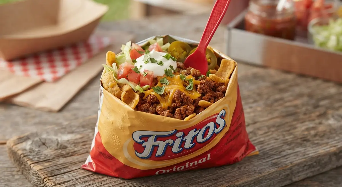 Taco in a Bag with Seasoned Beef
