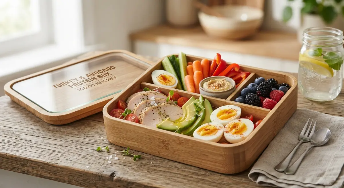 Turkey and Avocado Protein Box