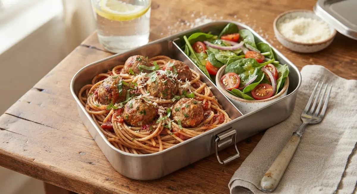 Turkey Meatballs with Whole Wheat Pasta