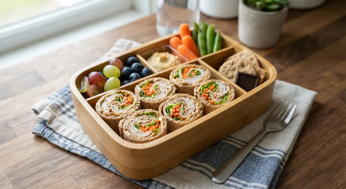 Turkey Sunbutter Pinwheel Lunch Rolls